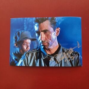 Michael Edwards Terminator 2 Hand Signed 4x6 Autograph